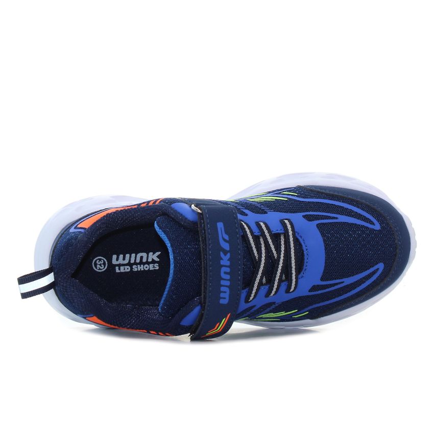 Wink - AgiliX villogó sötétkék gyerek cipő