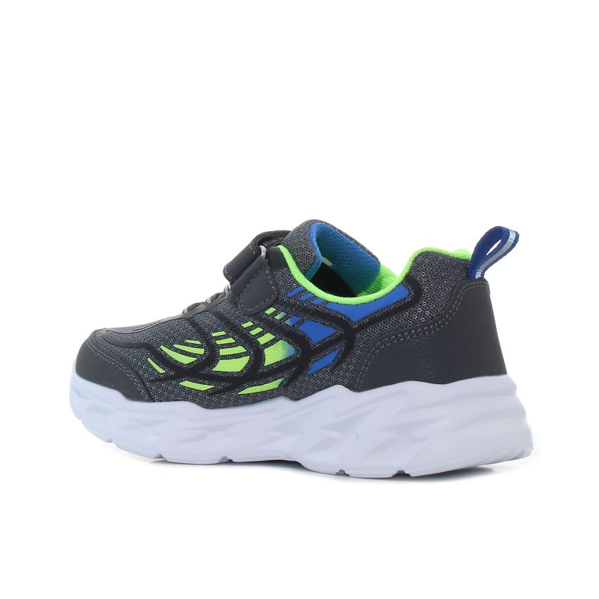 Wink - AgiliX villogó sötétszürke gyerek cipő