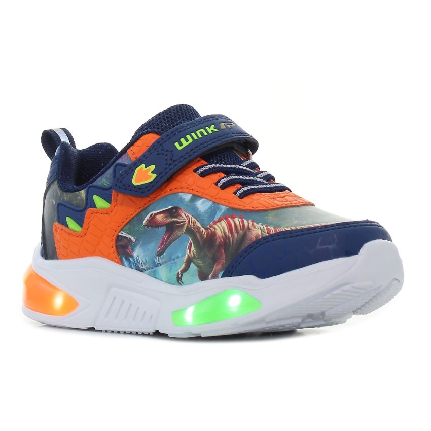 Wink - Paleo XT villogó sötétkék baba cipő