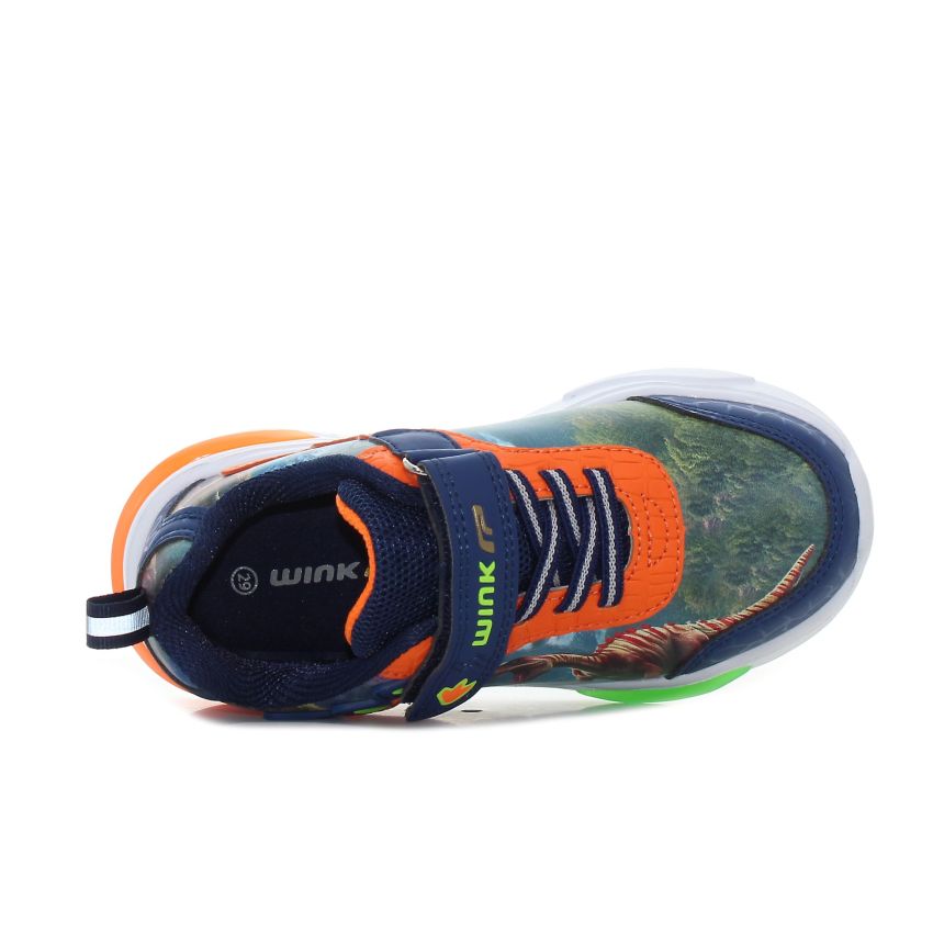 Wink - Paleo XT villogó sötétkék baba cipő