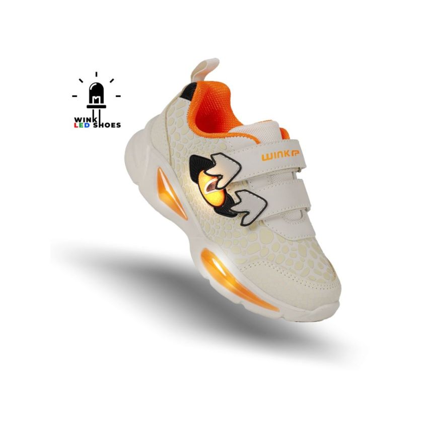 Wink - Monstrumo villogó bézs gyerek cipő