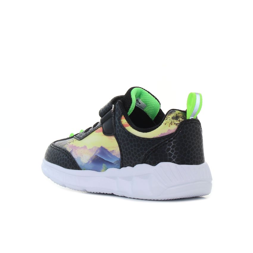 Wink - MythX villogó fekete gyerek cipő