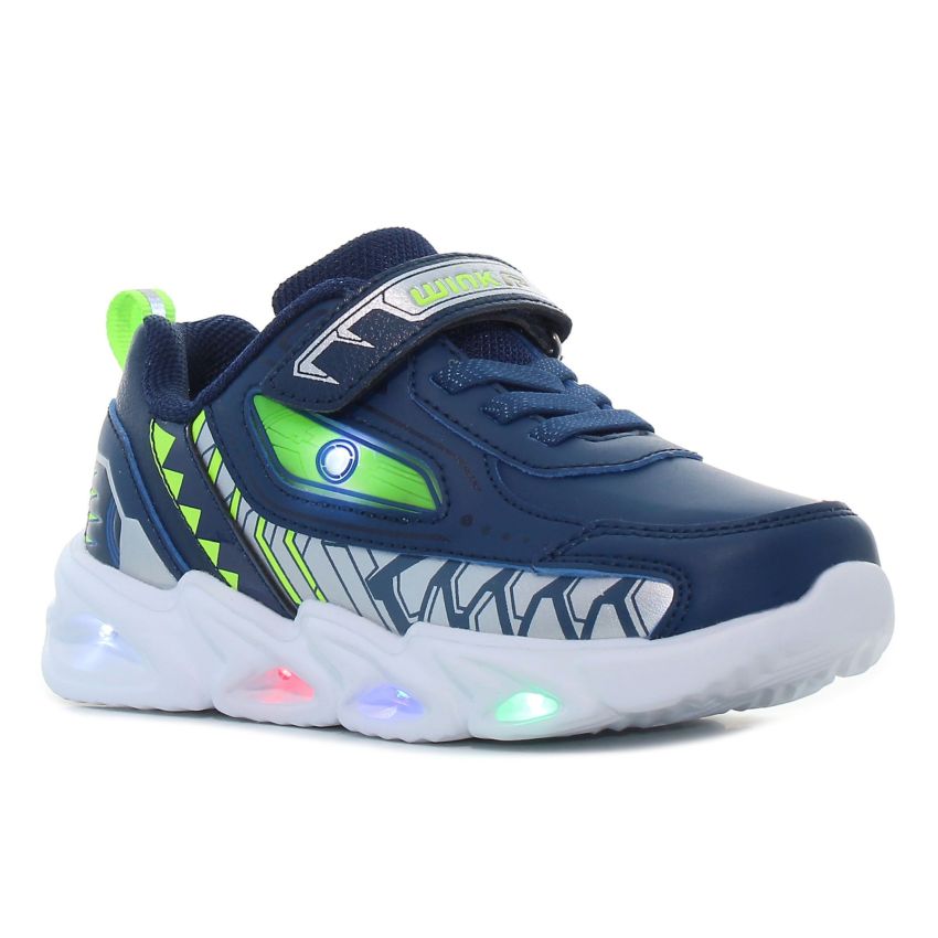 Wink - PalaDyno villogó sötétkék baba cipő