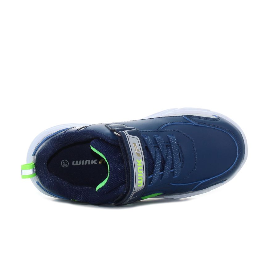Wink - PalaDyno villogó sötétkék baba cipő