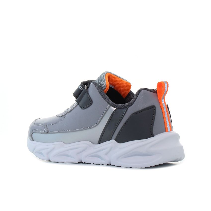 Wink - PalaDyno villogó szürke gyerek cipő