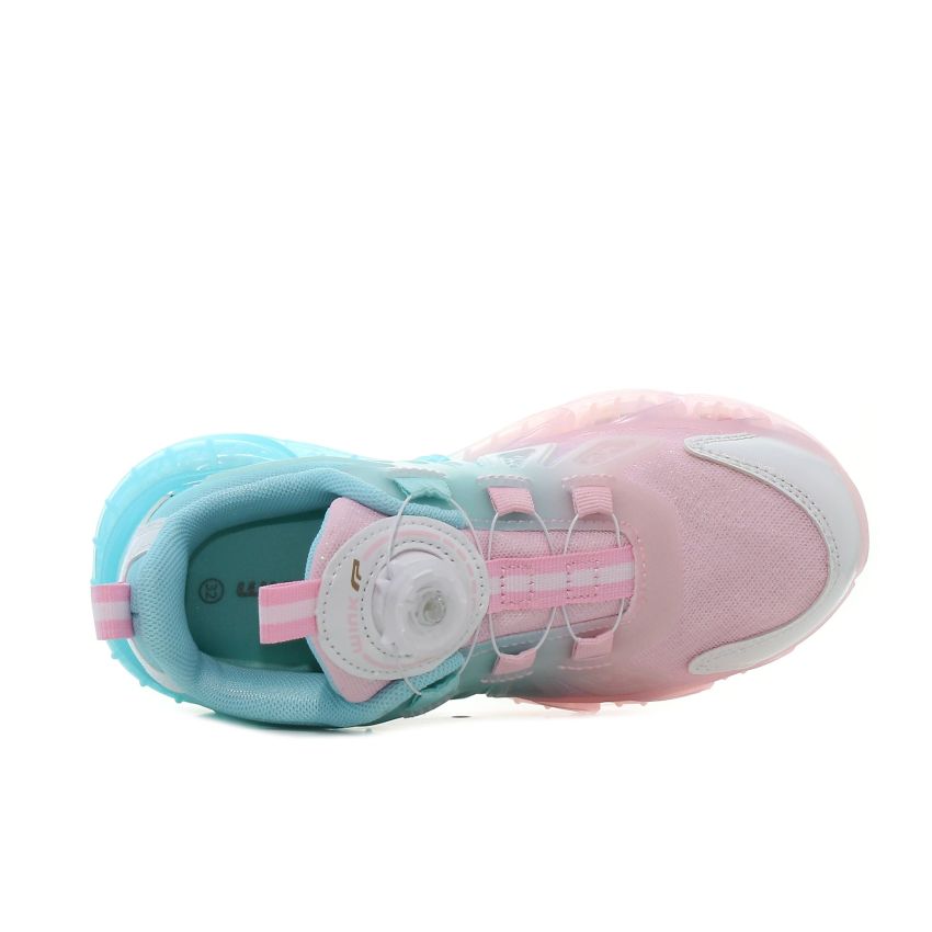 Wink - Kalleida kék-rózsaszín tárcsás gyerek cipő