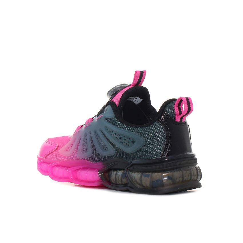 Wink - Kalleida fekete-pink tárcsás gyerek cipő