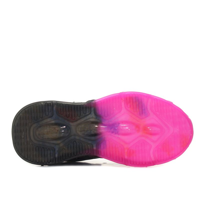 Wink - Kalleida fekete-pink tárcsás gyerek cipő