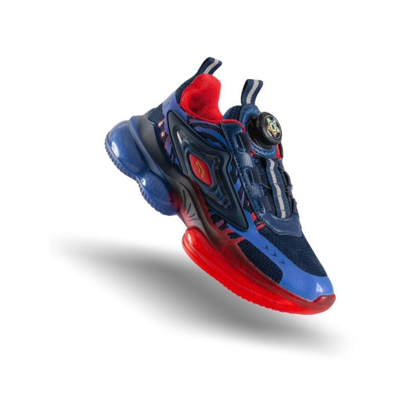 Wink - HoloGun sötétkék tárcsás baba cipő