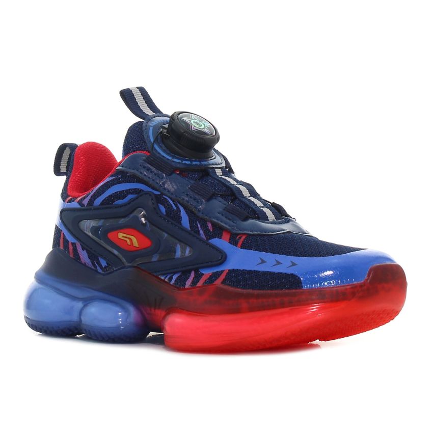 Wink - HoloGun sötétkék tárcsás baba cipő