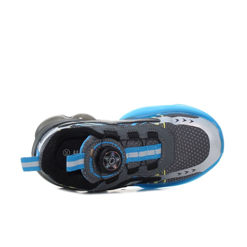 Wink - HoloGun szürke tárcsás baba cipő