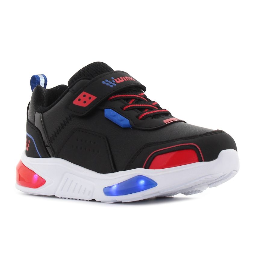 Wink - Illumy villogó fekete baba cipő