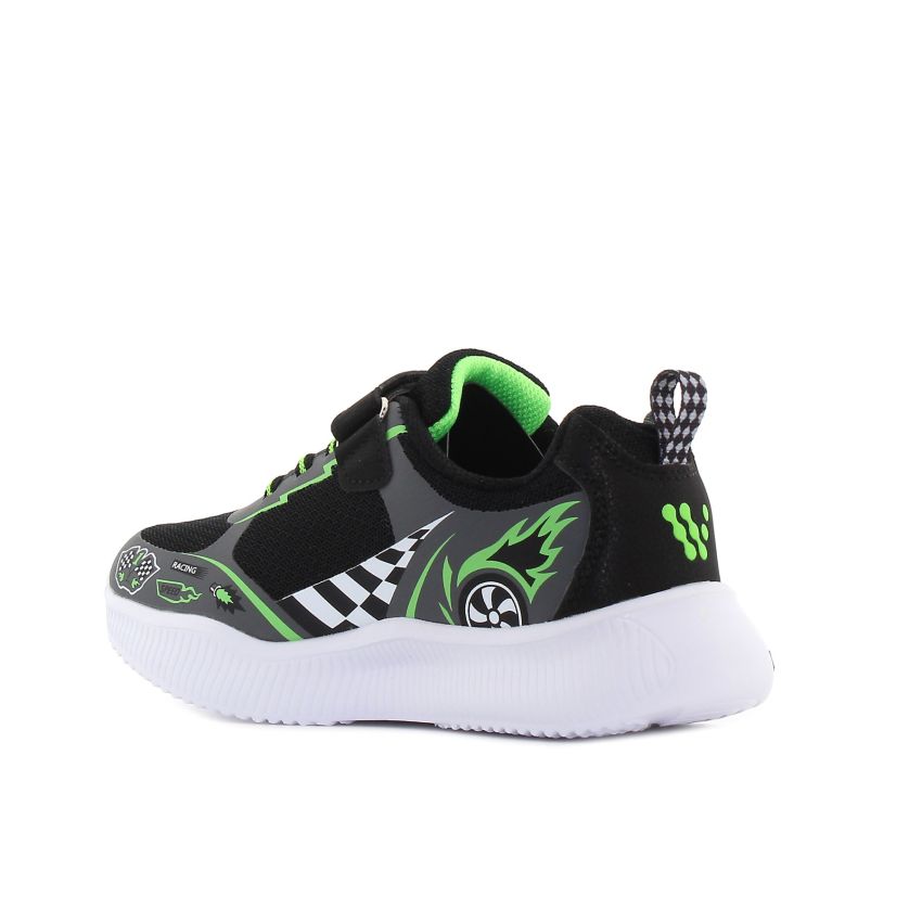 Wink - Rheda villogó zöld baba cipő