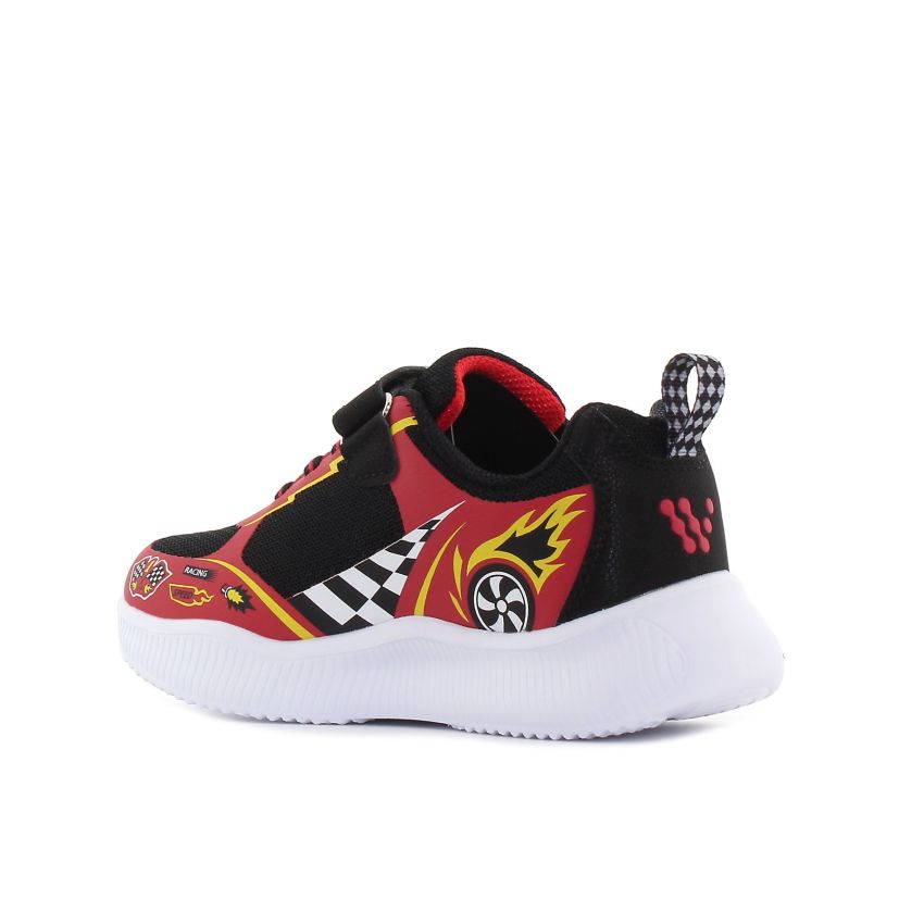 Wink - Rheda villogó piros baba cipő