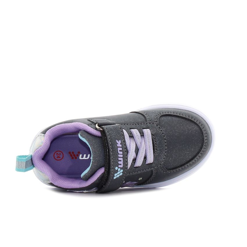 Wink - Alastor villogó szürke baba cipő