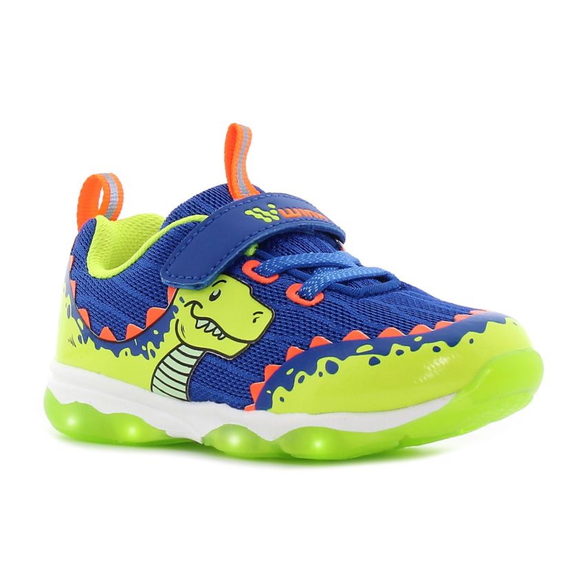 Wink - Paleo Baby villogó zöld baba cipő