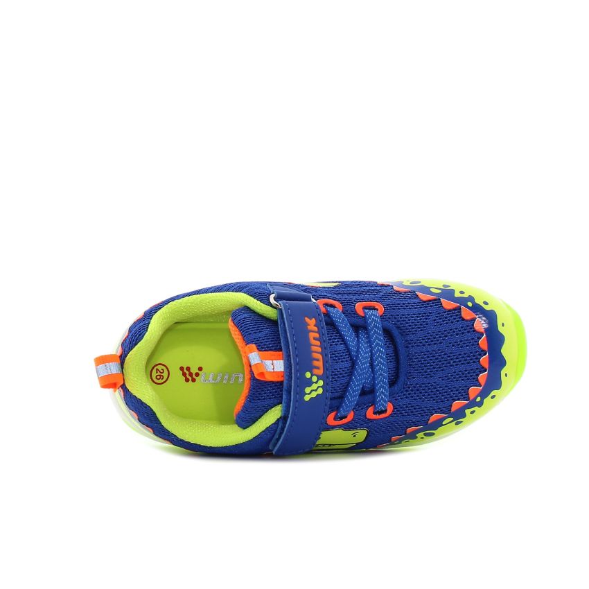 Wink - Paleo Baby villogó zöld baba cipő