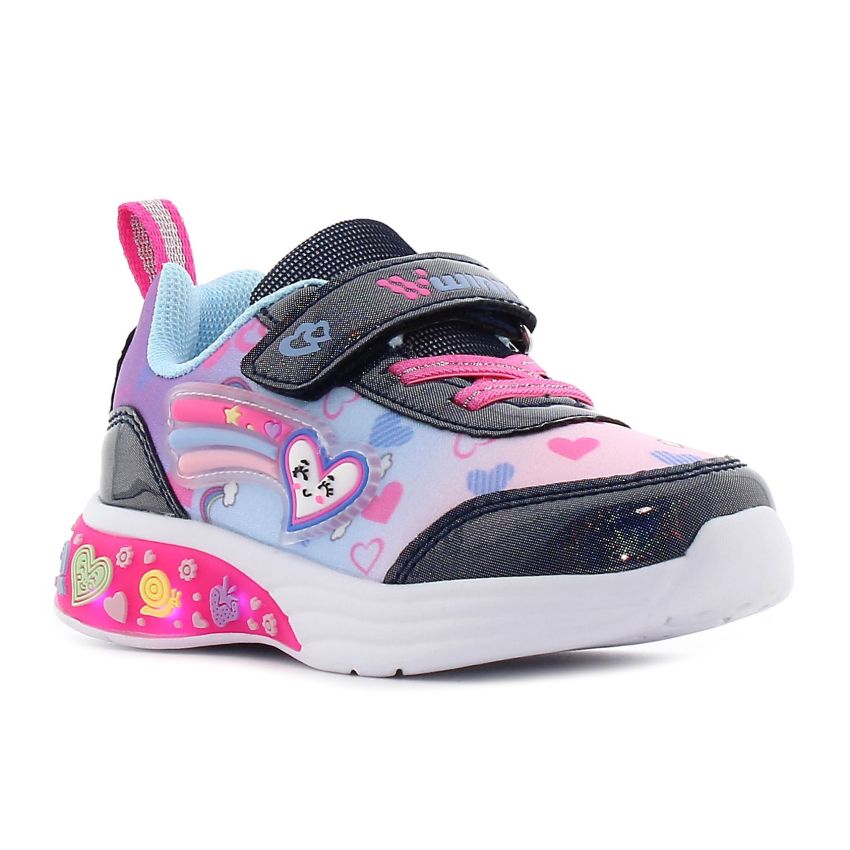 Wink - Deliro villogó fekete baba cipő