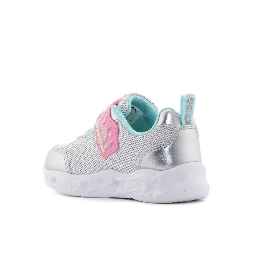 Wink - Brya villogó ezüst baba cipő