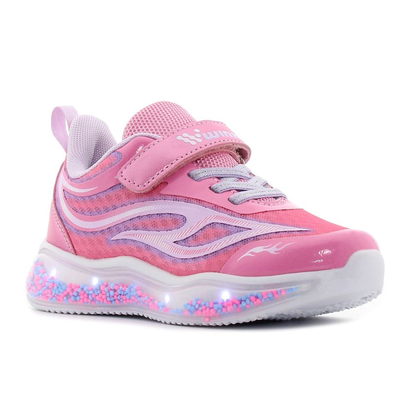 Wink - Bbls villogó rózsaszín baba cipő