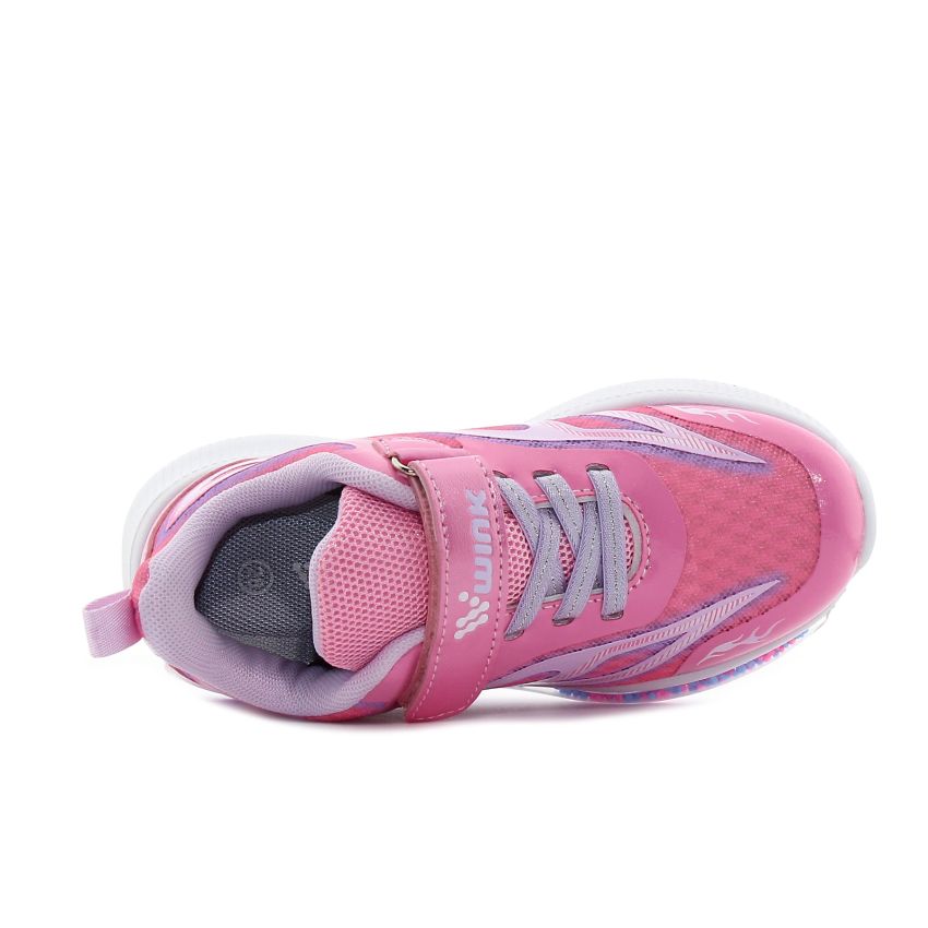 Wink - Bbls villogó rózsaszín baba cipő