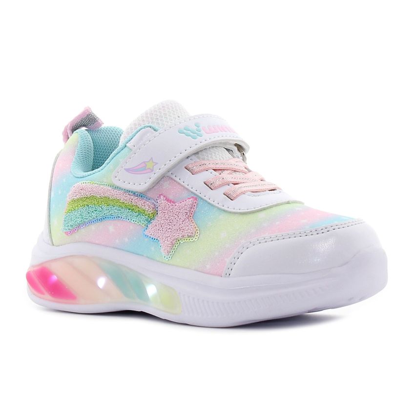 Wink - Regina Vis villogó fehér baba cipő