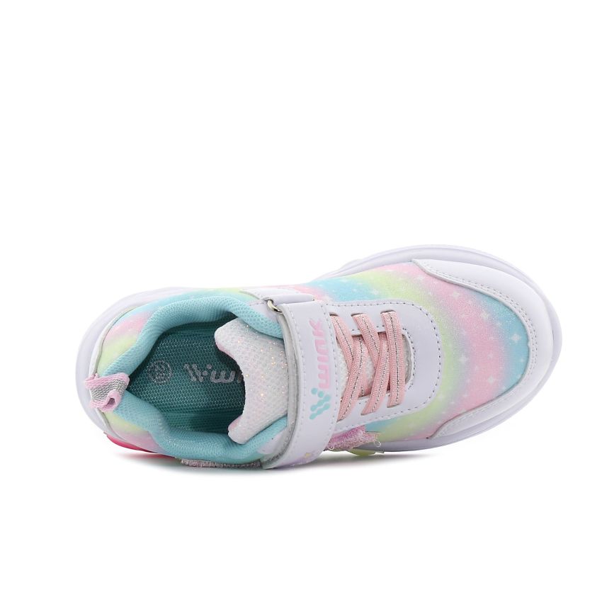 Wink - Regina Vis villogó fehér baba cipő