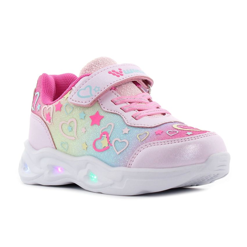 Wink - Regina Hrt villogó rózsaszín baba cipő