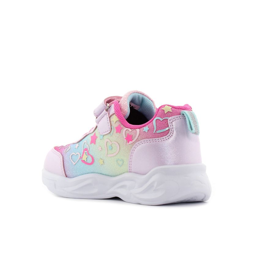 Wink - Regina Hrt villogó rózsaszín baba cipő