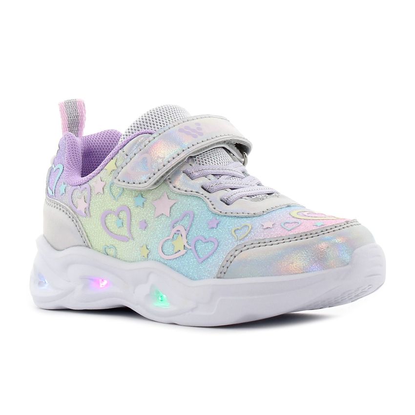 Wink - Regina Hrt villogó ezüst baba cipő