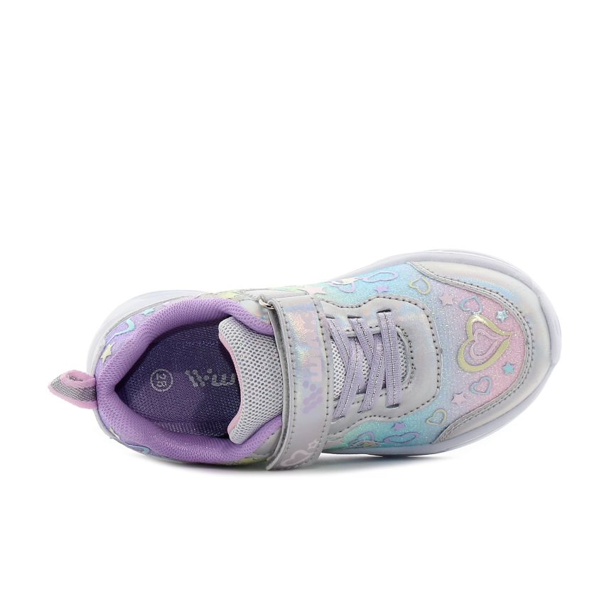 Wink - Regina Hrt villogó ezüst baba cipő