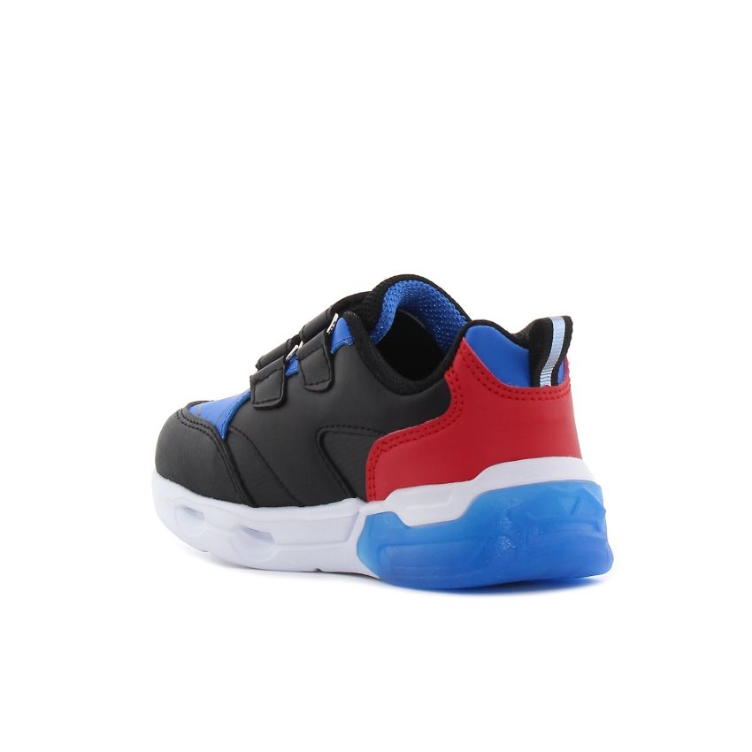 Wink - Vibor fekete villogó baba cipő