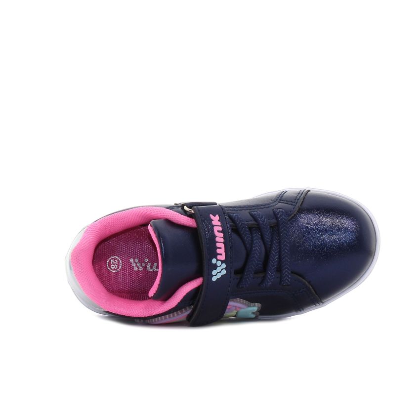 Wink - Imeel sötétkék villogó baba cipő