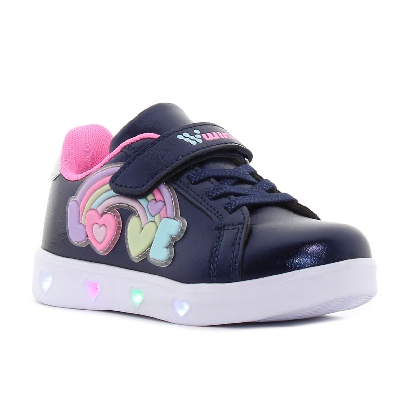 Wink - Imeel sötétkék villogó gyerek cipő
