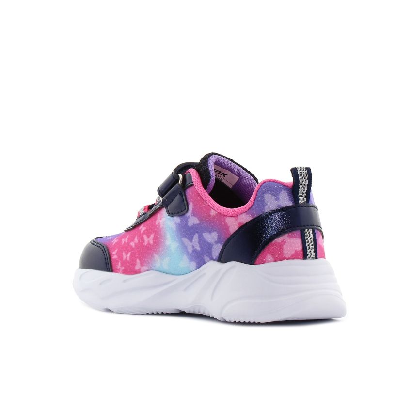 Wink - Pyrgus fekete-magenta villogó baba cipő