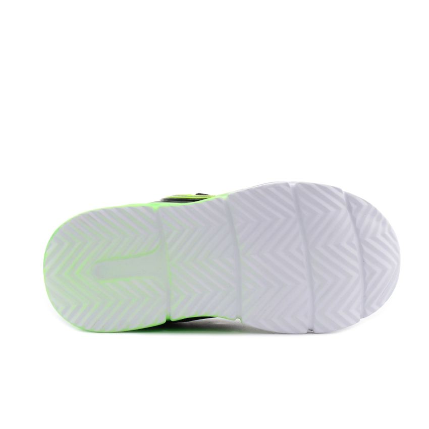 Wink - Synzzap szürke-lime villogó gyerek cipő