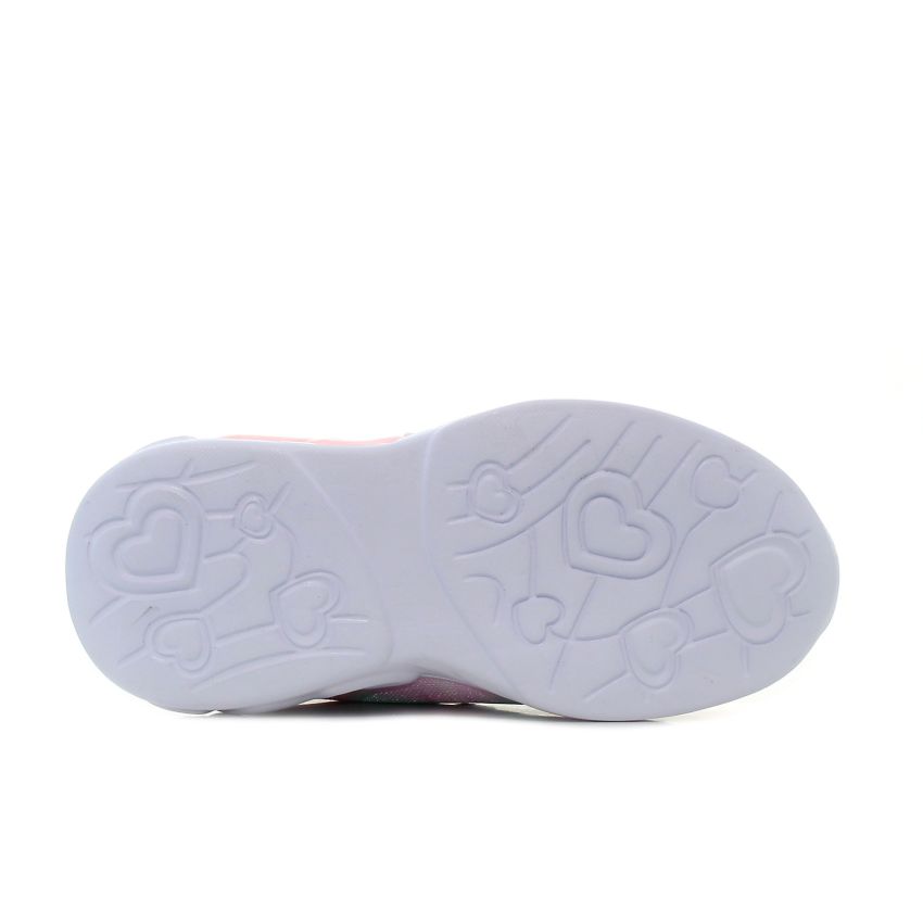 Wink - Regina Duo villogó rózsaszín baba cipő