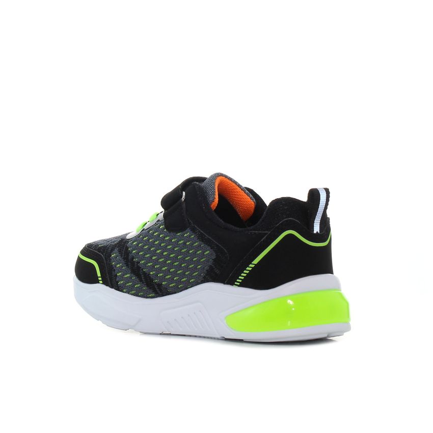 Wink - Naut villogó fekete baba cipő