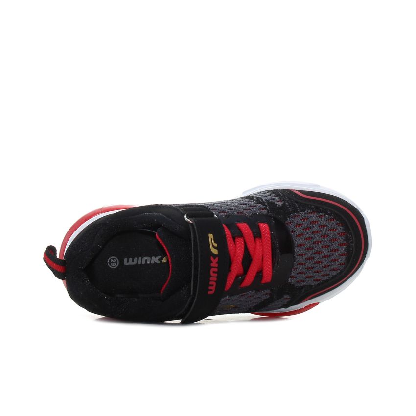 Wink - Naut villogó fekete gyerek cipő