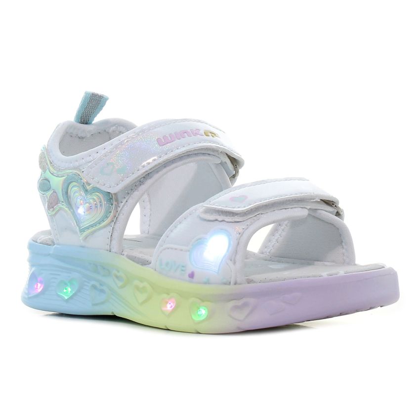 Wink - Regina Ardor villogó ezüst gyerek szandál