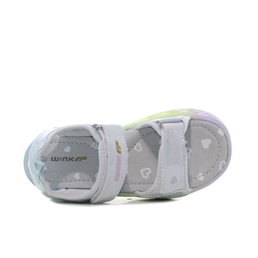 Wink - Regina Ardor villogó ezüst gyerek szandál