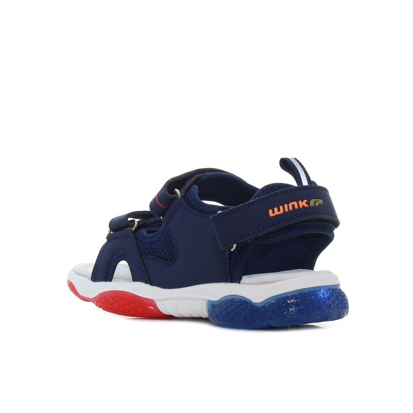 Wink - Monstrumo Nino villogó sötétkék gyerek szandál