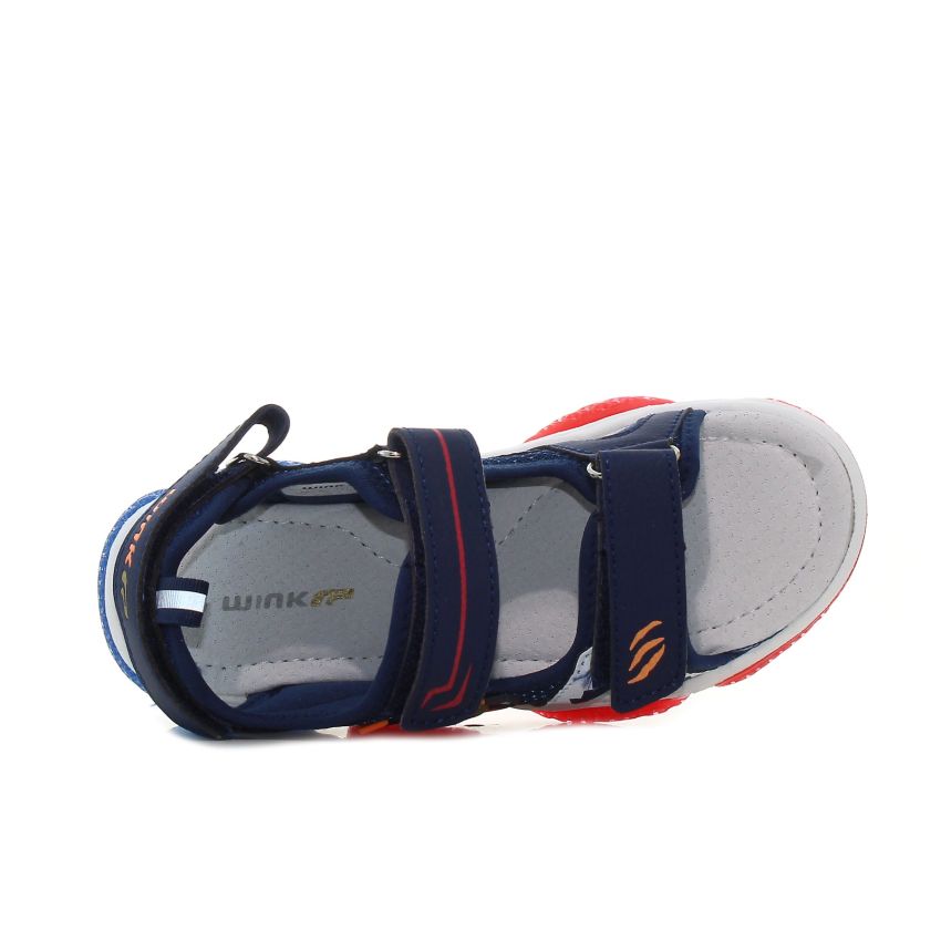 Wink - Monstrumo Nino villogó sötétkék gyerek szandál