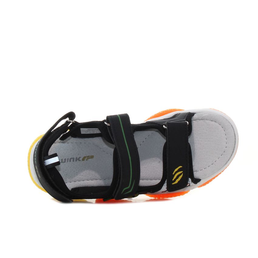 Wink - Monstrumo Nino villogó fekete baba szandál