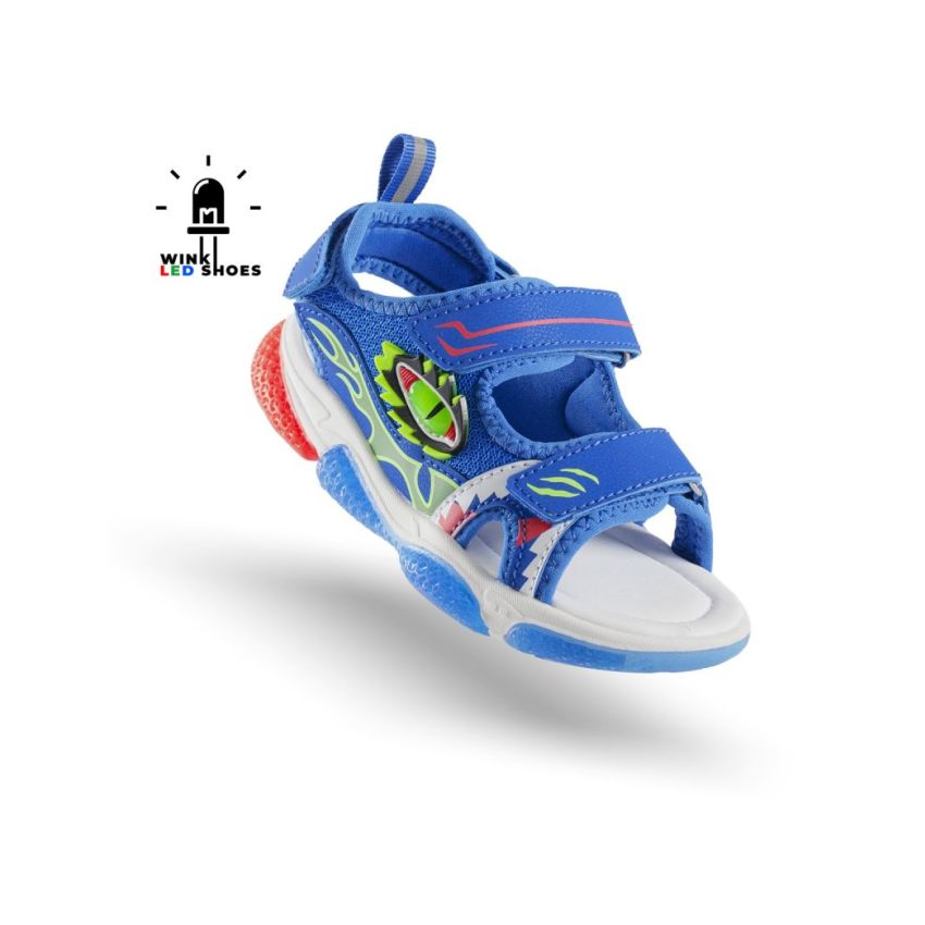 Wink - Monstrumo Nino villogó kék gyerek szandál