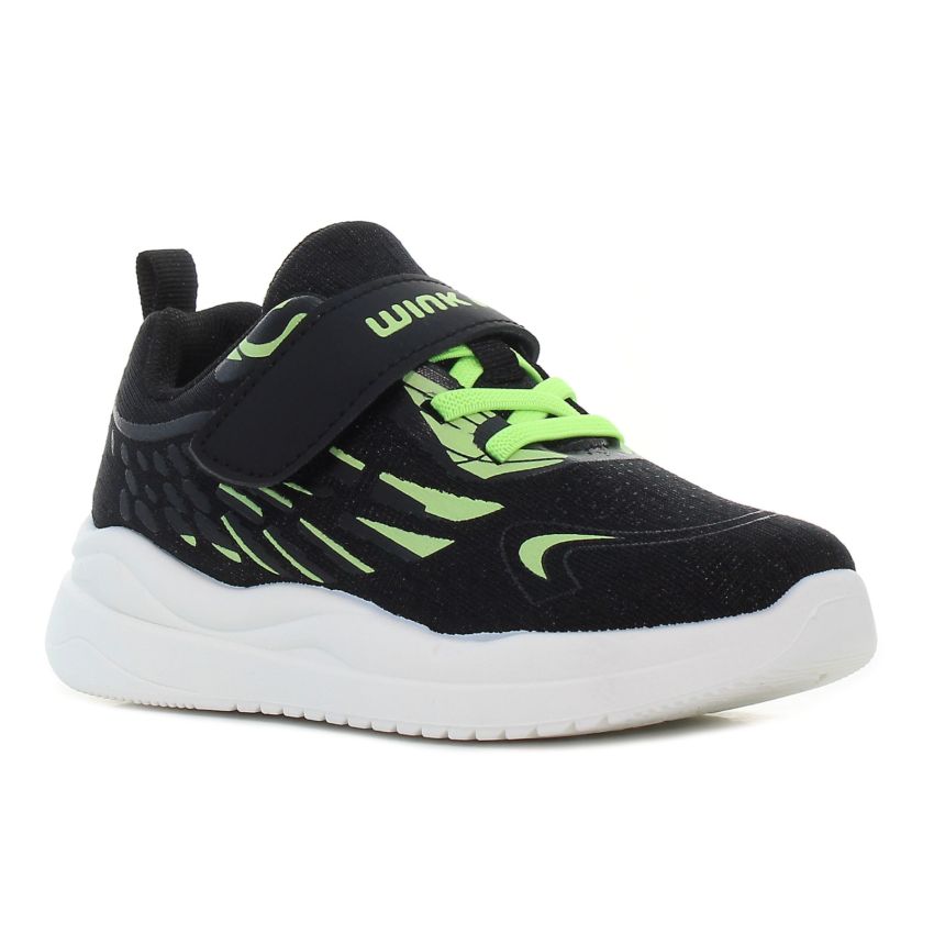 Wink - Eagly fekete baba cipő