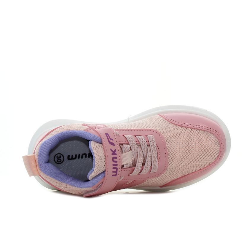 Wink - Carnix rózsaszín baba cipő