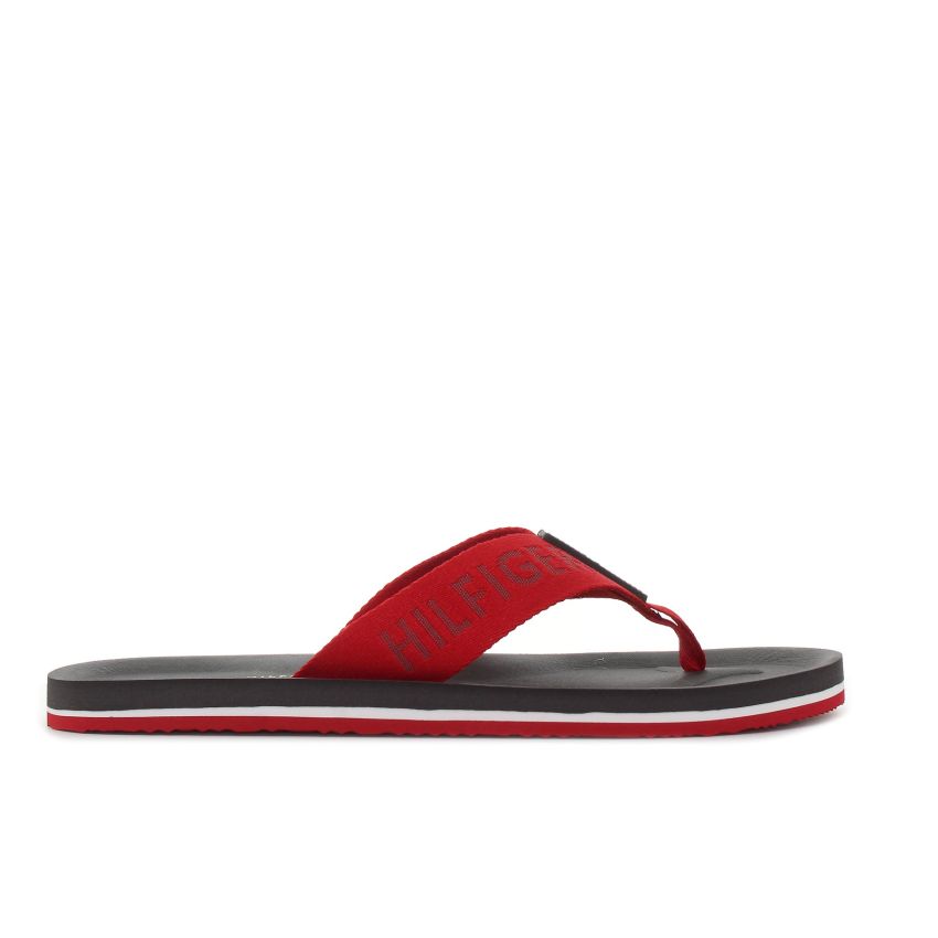 Tommy Hilfiger Classic Comfort piros férfi papucs