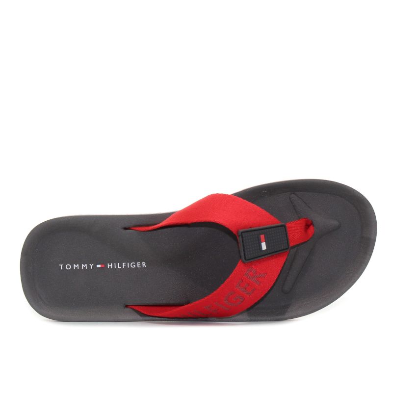 Tommy Hilfiger Classic Comfort piros férfi papucs