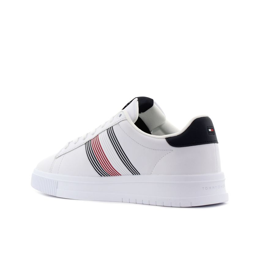 Tommy Hilfiger Supercup fehér férfi bőr cipő